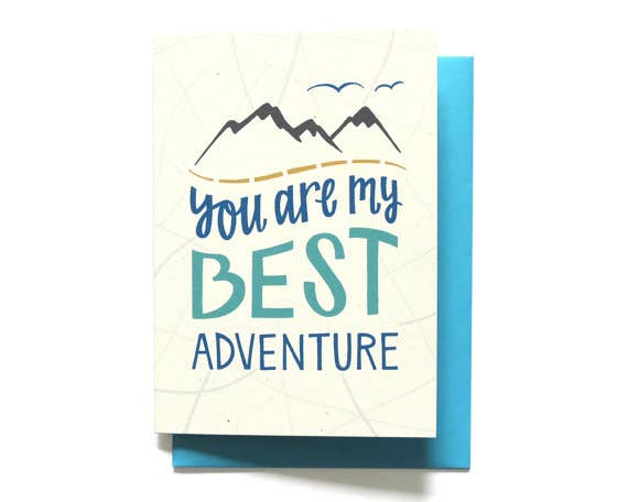 Best Adventure - Love Card - Hennel Paper Co.