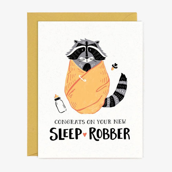 Sleep Robber Baby Card - Paper Pony Co.