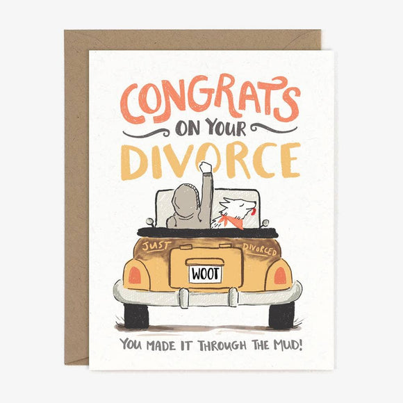Congrats Divorce Card - Paper Pony Co.