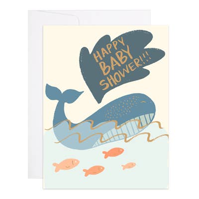 Whale Baby Shower - 9th Letter Press