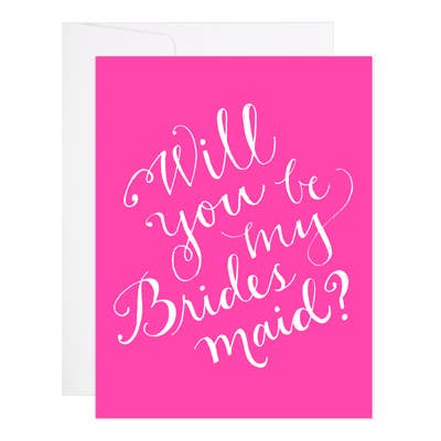 Be My Bridesmaid - 9th Letter Press
