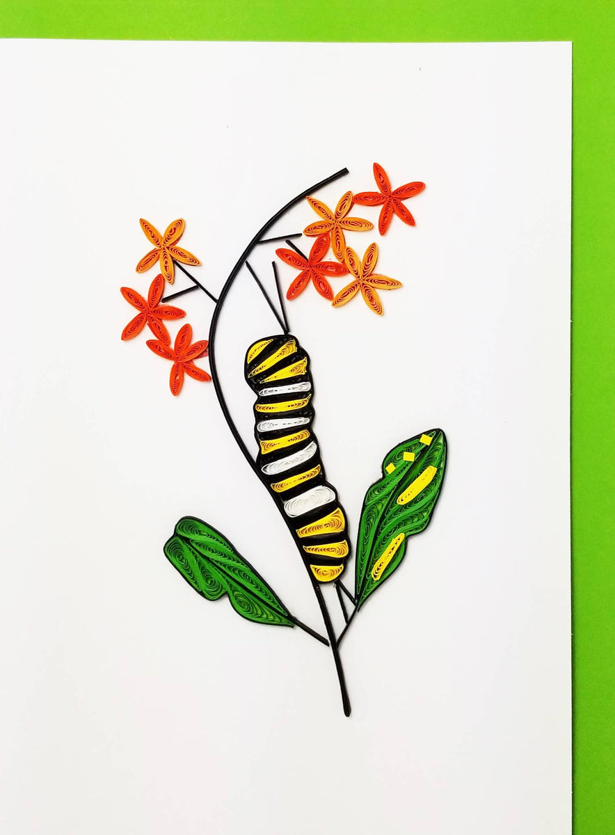 Caterpillar Iconic Quilling Aubergine