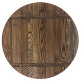 18" Ash Lazy Susan with Driftwood Finish