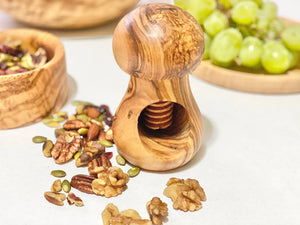 Olive Wood Nut Cracker - Natural OliveWood