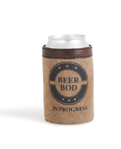 Beer Bod Up-Cycled Canvas Can Cover
