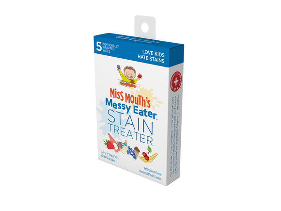 Miss Mouth's Messy Eater Stain Treater 5-Pack Wipes - The Hate Stains Co.