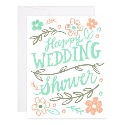Happy Wedding Shower - 9th Letter Press