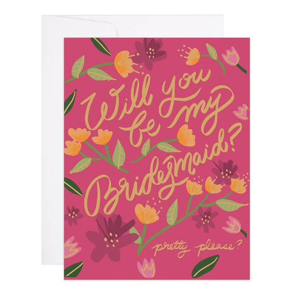 Will You Be My Bridesmaid - 9th Letter Press