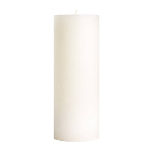 Mole Hollow Candles - 3" x 9" Unscented Pillar Candle (Multiple Colors)