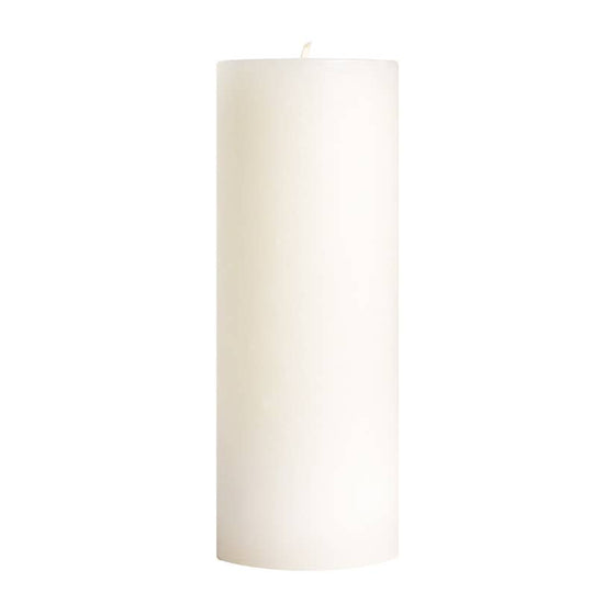 Mole Hollow Candles - 3" x 9" Unscented Pillar Candle (Multiple Colors)