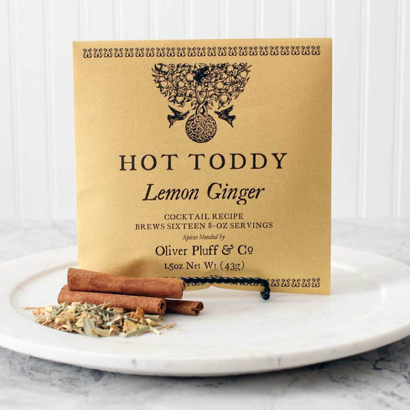 Lemon Ginger Hot Toddy - 1 Gallon Package - Oliver Pluff & Company
