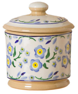 Forget Me Not Lidded Sugar Bowl