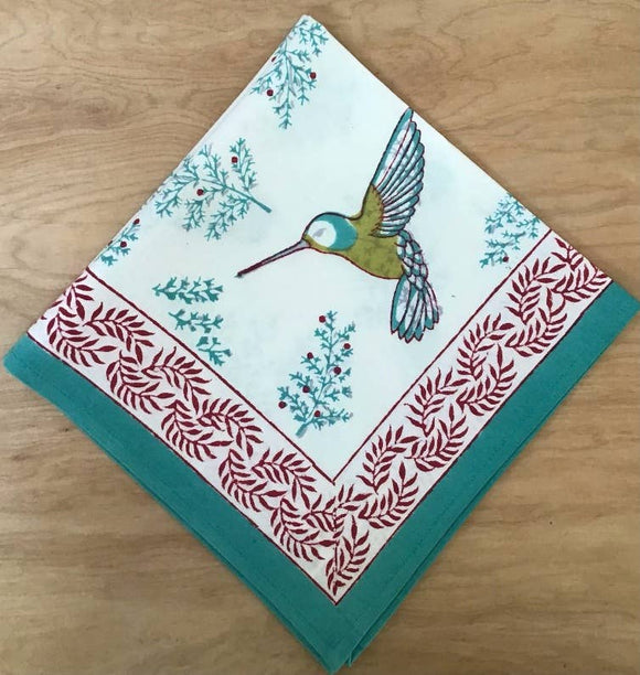 Hummingbird Napkins - Natural Habitat