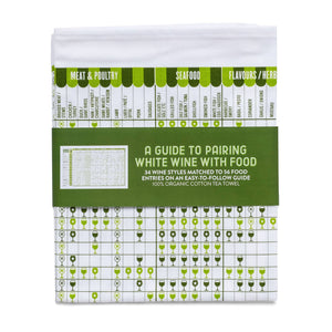 A Guide to Pairing White Wine with Food Tea Towel - Stuart Gardiner Design