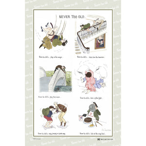 Never Too Old Cotton Tea Towel