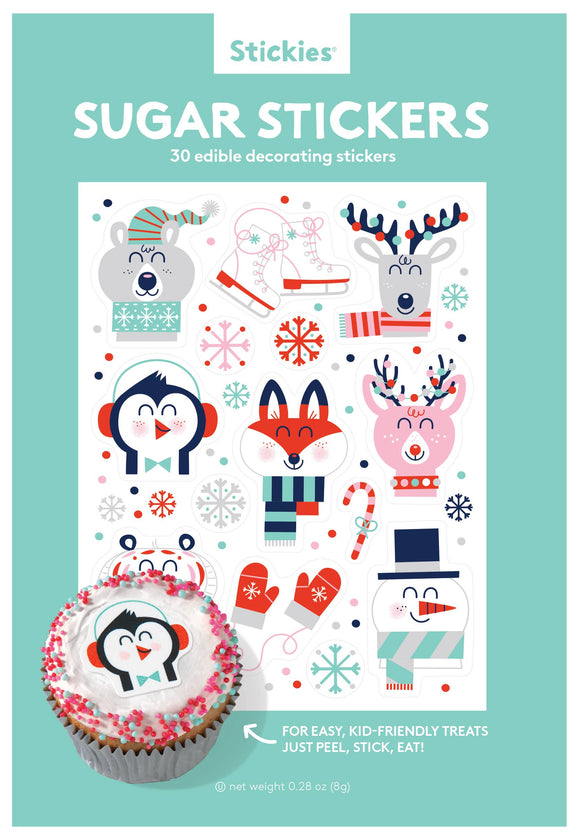 Winter Friends Stickies® –  Edible Decorating Stickers - Make Bake