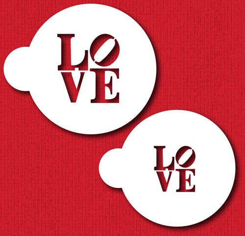 Love Sculpture Cookie Stencil Set - Designer Stencils