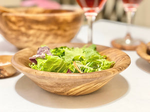 Salad Plate - Natural OliveWood