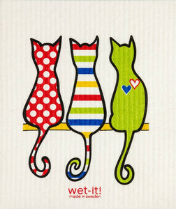 Cat Lover Multi Swedish Cloth - Wet-it!
