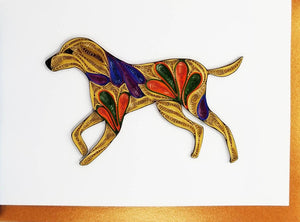 Brown Dog - Iconic Quilling