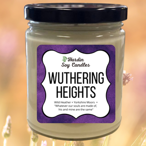 Wuthering Heights Soy Candle  - Hardin Soy Candles/Book Rack Peoria