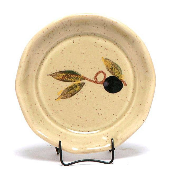 Tuscan Olive - Oil Dipping Dish/Coaster - Emerson Creek Pottery