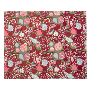 Placemat - Ornaments Green and Red - Couleur Nature