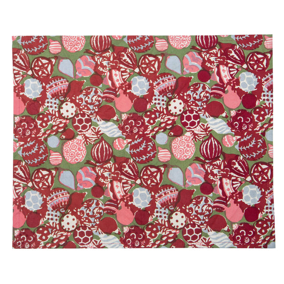 Placemat - Ornaments Green and Red - Couleur Nature
