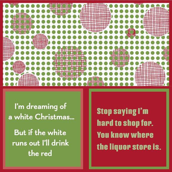Hard to Shop/Drink Red - Holiday