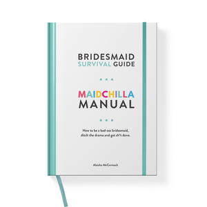 Bridechilla - Maidchilla Manual Bridesmaid Survival Guide - Aubergine 