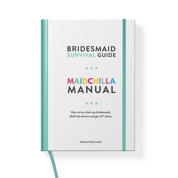Bridechilla - Maidchilla Manual Bridesmaid Survival Guide - Aubergine 