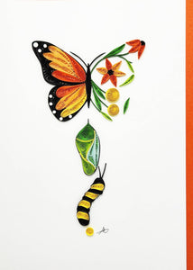 Monarch Butterfly Cycle - Iconic Quilling