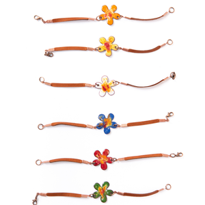 Copper Enamel Bracelet Assorted Colors - Annabelle Noel Designs