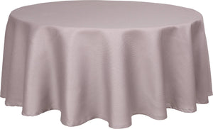 Gray 70" Round Chateau Easy Care Tablecloth - KAF Home