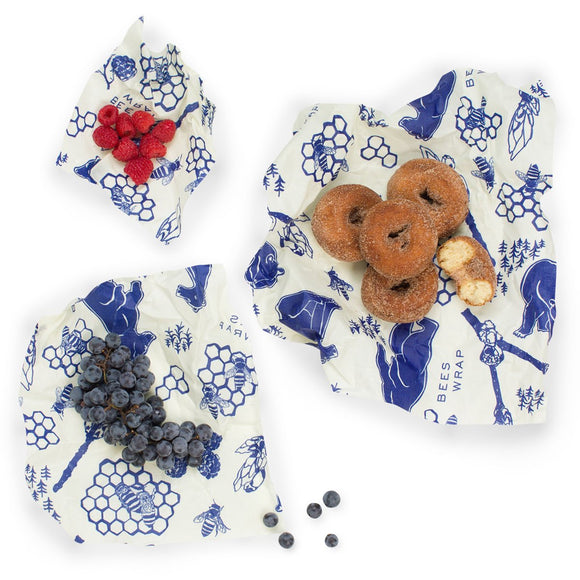 Bees and Bears 3 Pack Assorted Sizes - Bee's Wrap