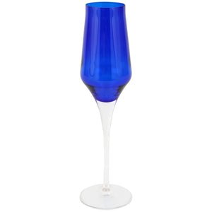 Champagne Glass - Contessa Cobalt