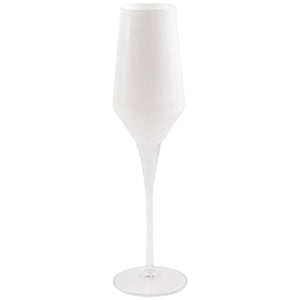 Champagne Glass - Contessa White