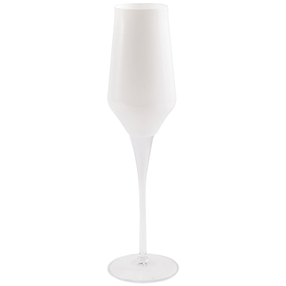 Champagne Glass - Contessa White