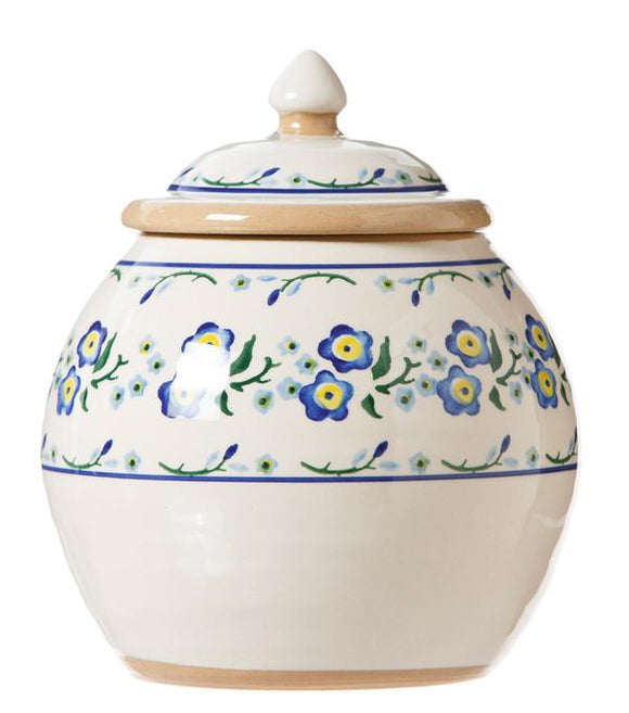 Forget Me Not Cookie Jar