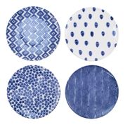  Dinner Plates - Santorini