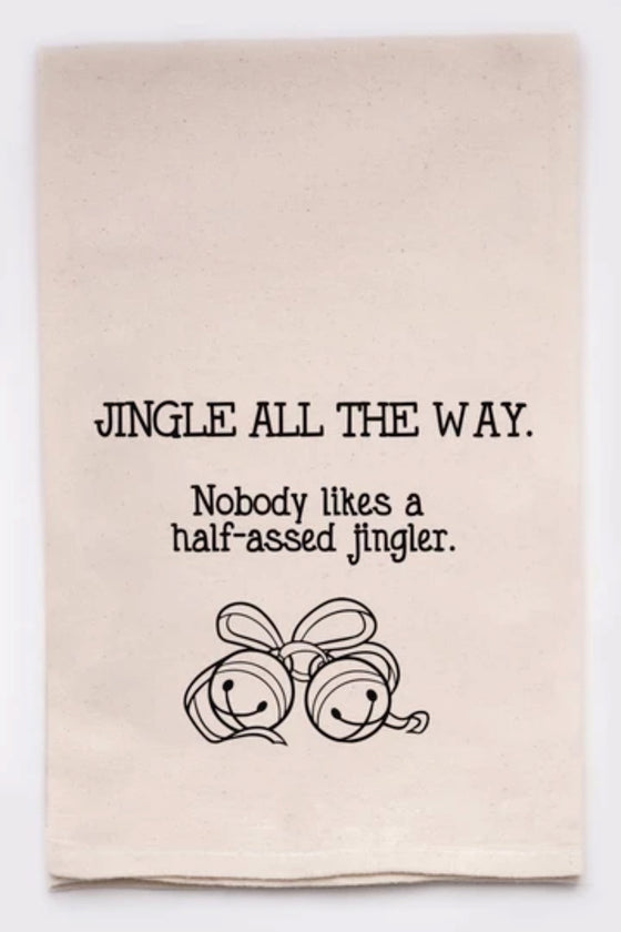 Jingle All the way - Tea Towel