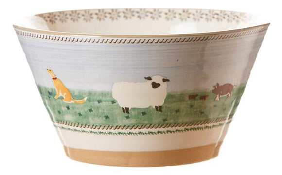 Assorted Large Angled Bowl