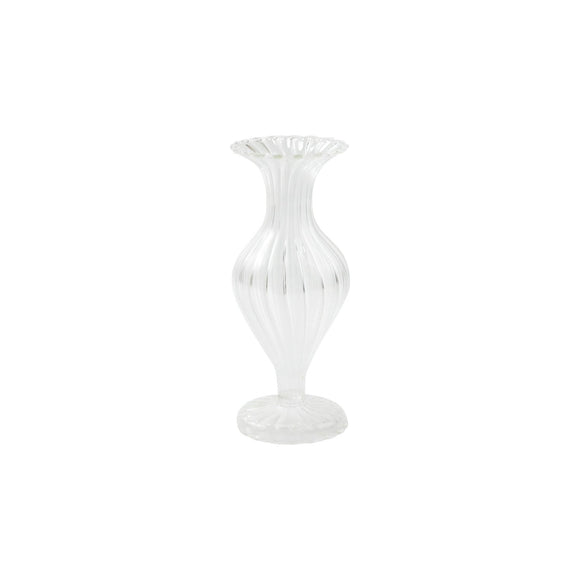 Ottico Glass Short Bud Vase/Candlholder - Set of 2