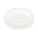 SEMPRE AMORE SMALL OVAL PLATE - PIETRA SERENA