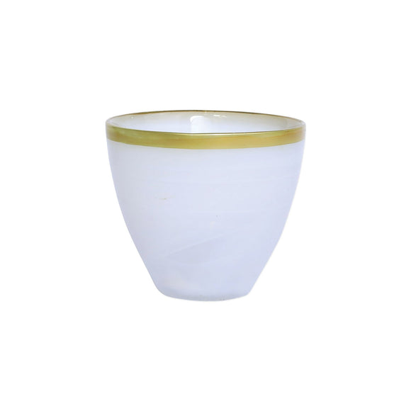 Votive Gold and Alabaster - Rufolo Glass