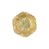 GOLD FLOWER SMALL BOWL - Rufolo Glass