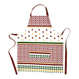 TREE RED/GOLD APRON - BOHEMIAN LINENS - Viva