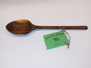Walnut Large Bowl 14" Spoon - Bald Hill Spoons