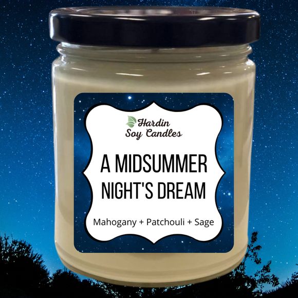 A Midsummer Night's Dream Soy Candle - Hardin Soy Candles/Peoria Book Rack