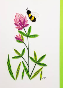 Clover w/Bee - Iconic Quilling